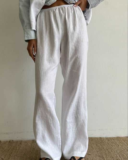 Linen Simple Pants