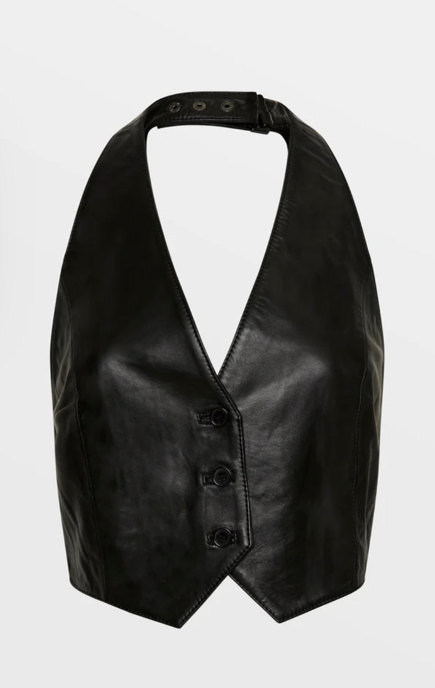 Brazen Leather Waistcoat