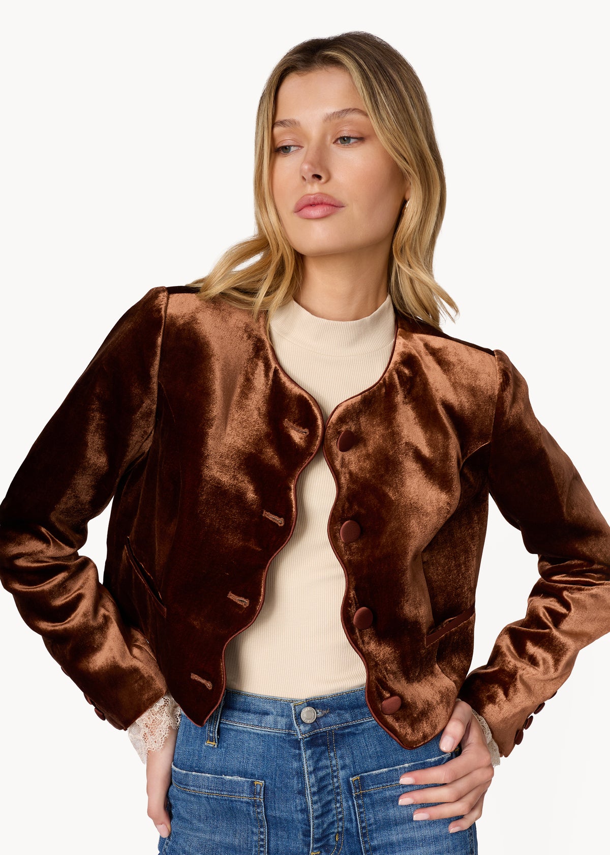 Apollonia Velvet Blazer