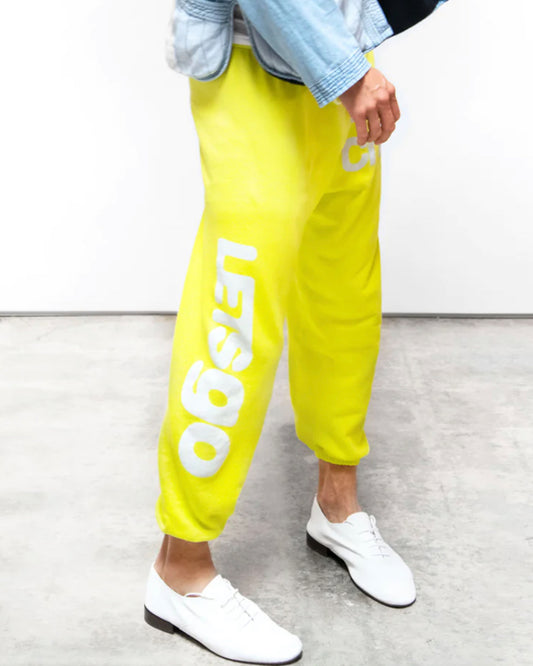 Letsgo Freecity OG Supervintage Sweatpant - Spaceyellow