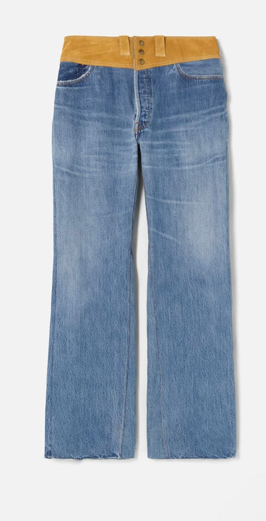 Suede Yoke Bootcut